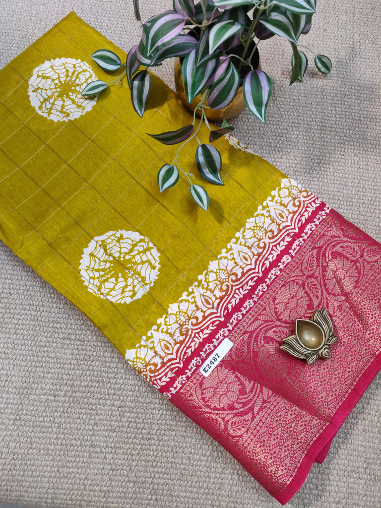 Dola Printed Silk #E2487