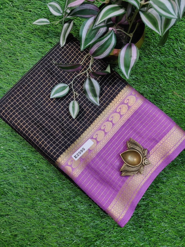 Semi Crepe Sarees #E2595