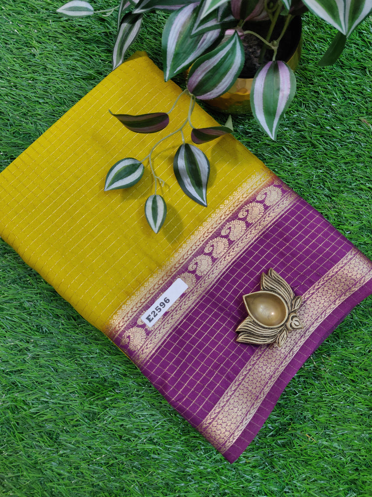 Semi Crepe Sarees #E2596