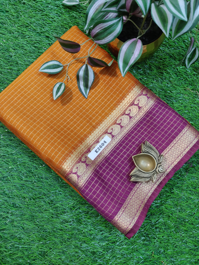 Semi Crepe Sarees #E2604