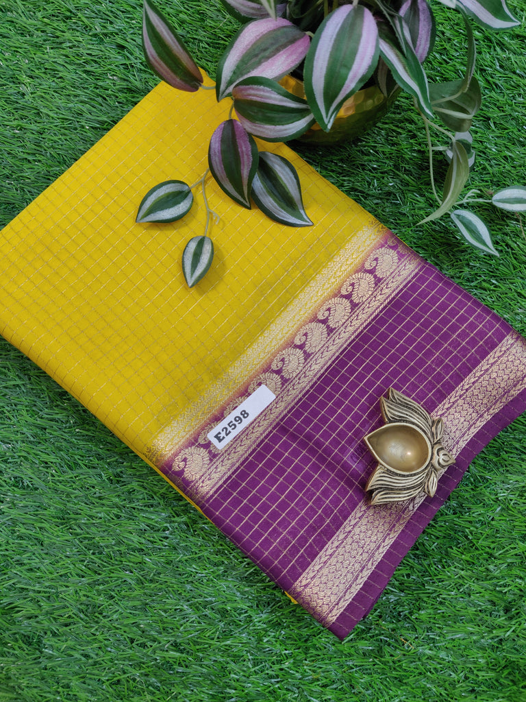 Semi Crepe Sarees #E2598