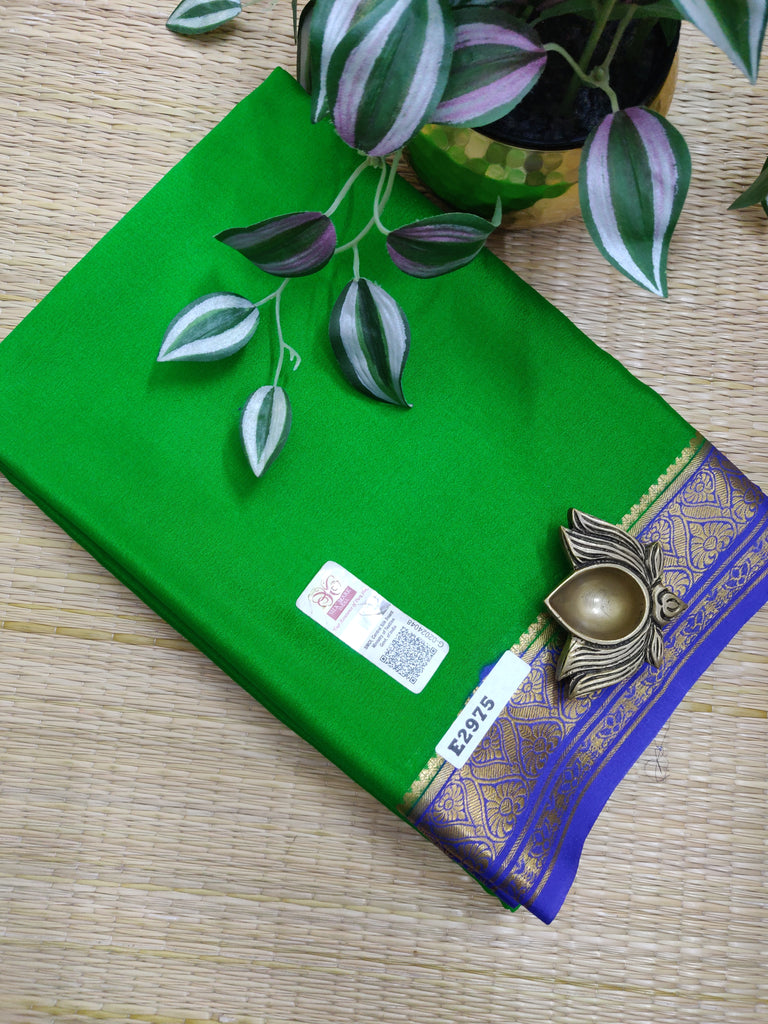 Pure  Crepe Silk Saree #E2975