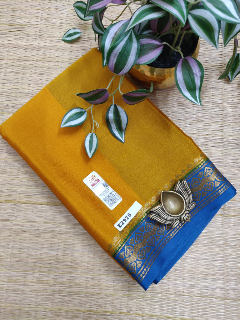 Pure  Crepe Silk Saree #E2976