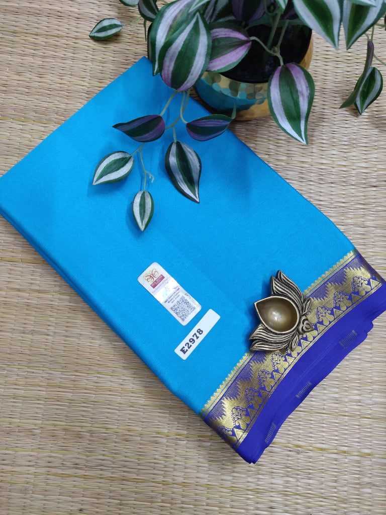 Pure  Crepe Silk Saree #E2978