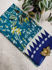 Kashmiri Printed Silk #E3230