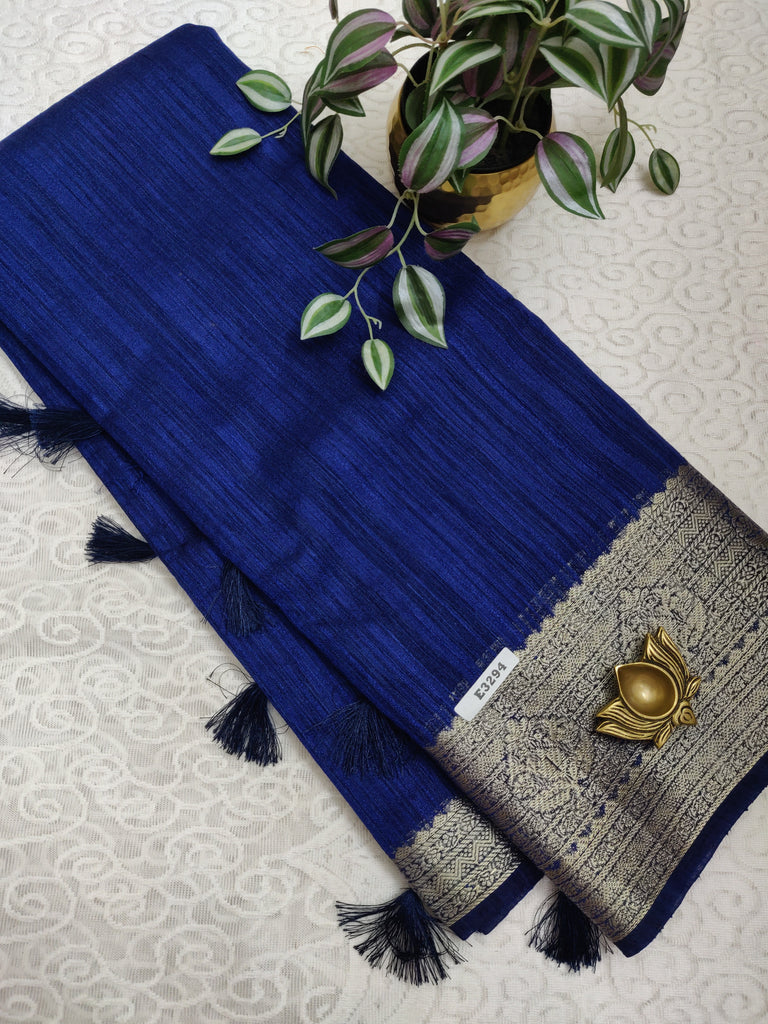 Semi Jute Silk Sarees #E3294