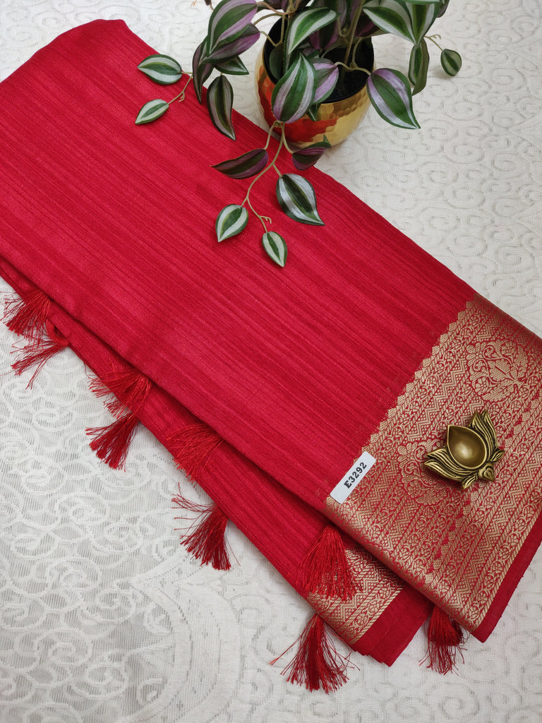 Semi Jute Silk Sarees #E3292