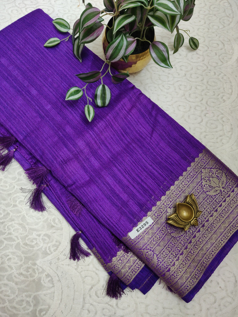Semi Jute Silk Sarees #E3295