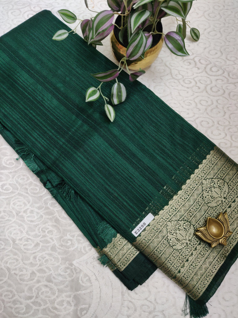 Semi Jute Silk Sarees #E3298
