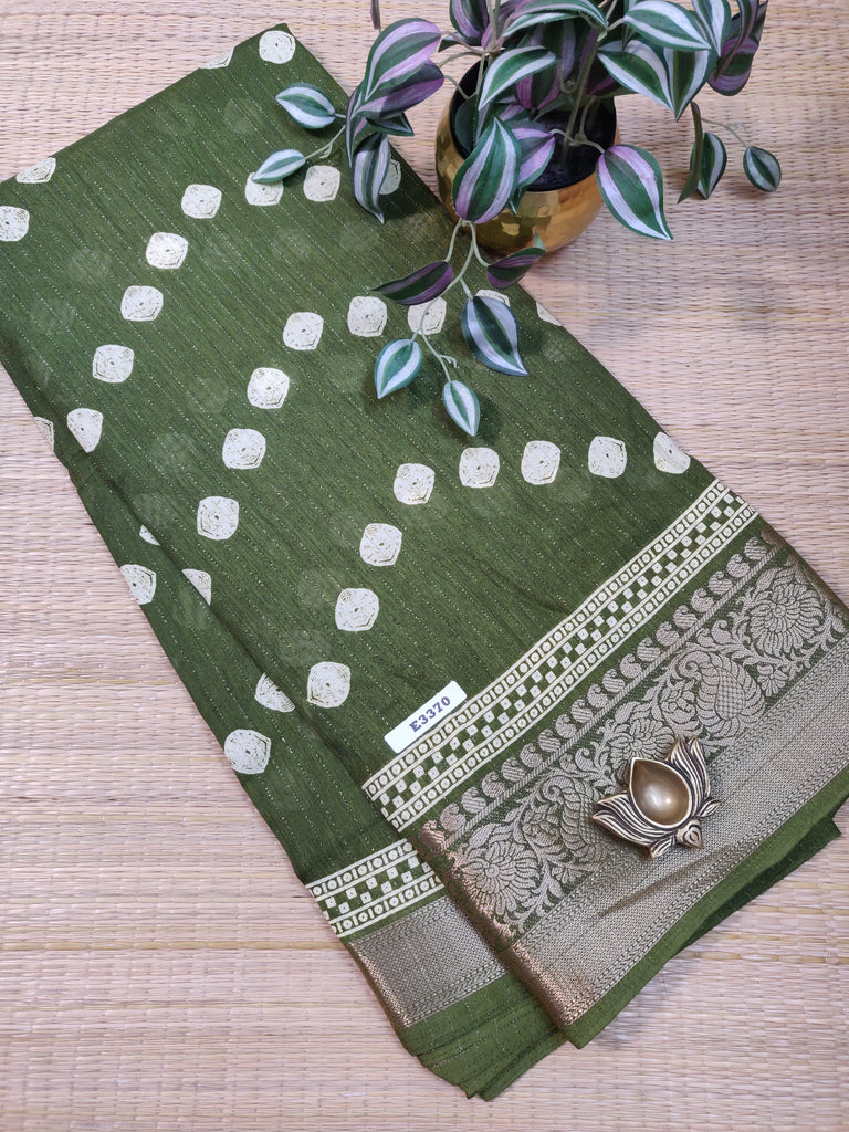 Mul Mul Silk Saree #E3370