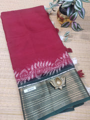 Mass Crepe Sarees #E3037