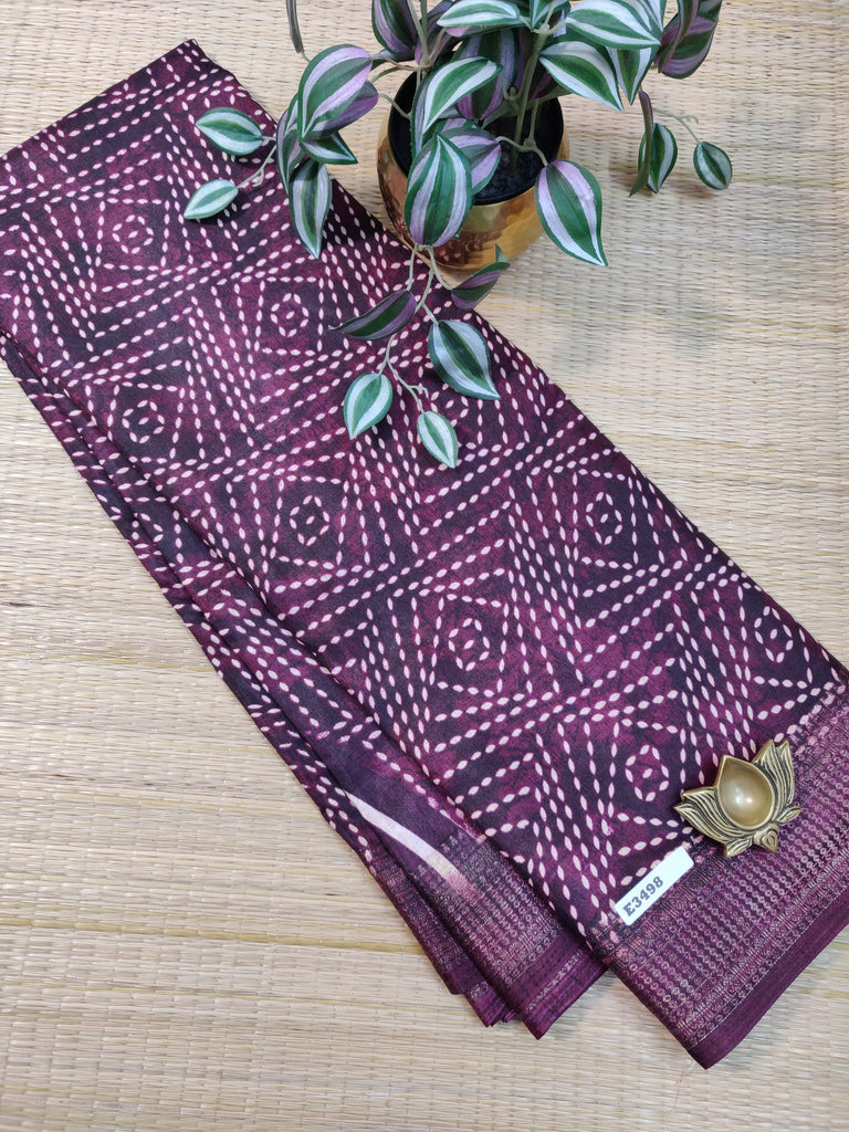 Dola Printed Silk #E3498