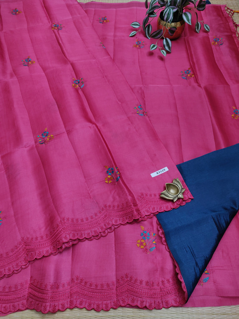 Butter crepe sarees#E3125
