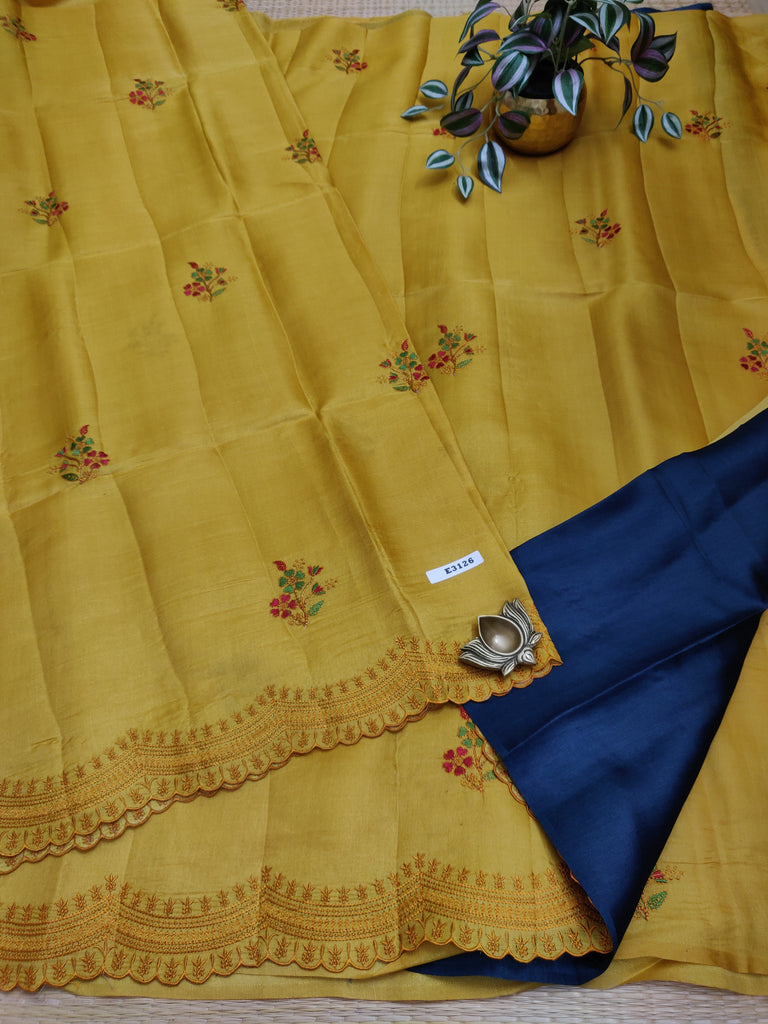 Butter crepe sarees#E3126