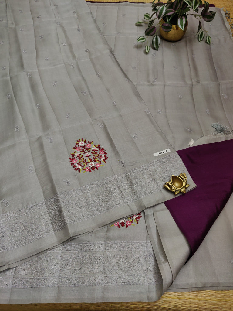 Butter crepe sarees#E3123