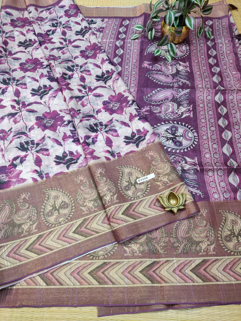 Printed Tussar #E3359