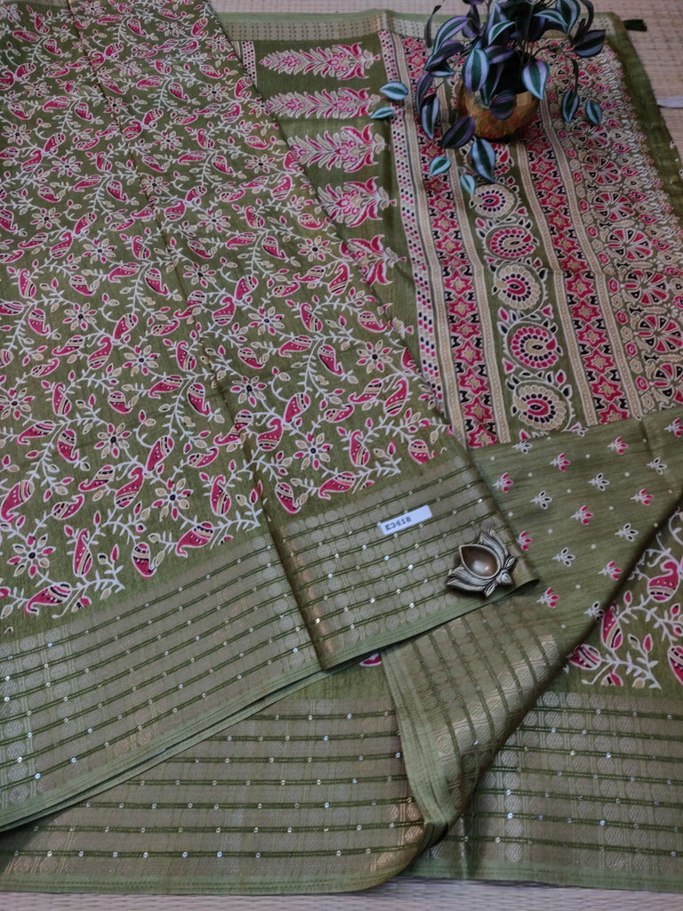 Recco Printed Silk #E3418