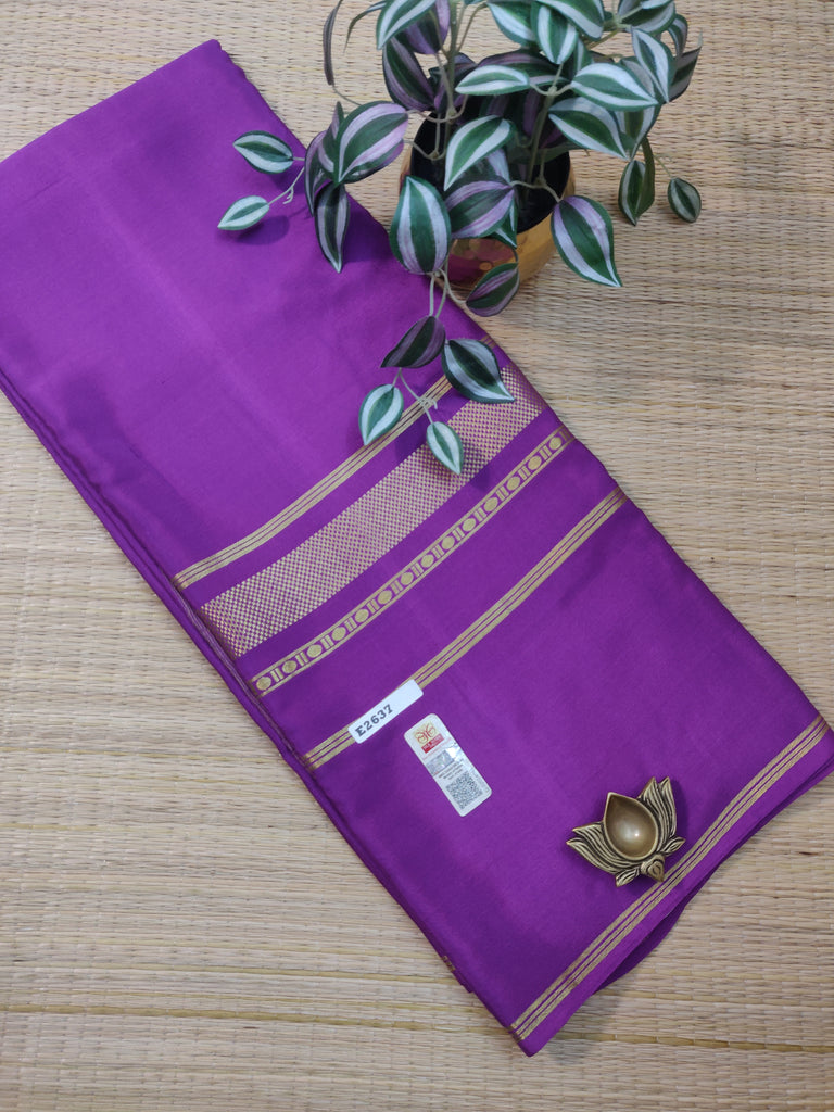 Pure  Crepe Silk Saree #E2637