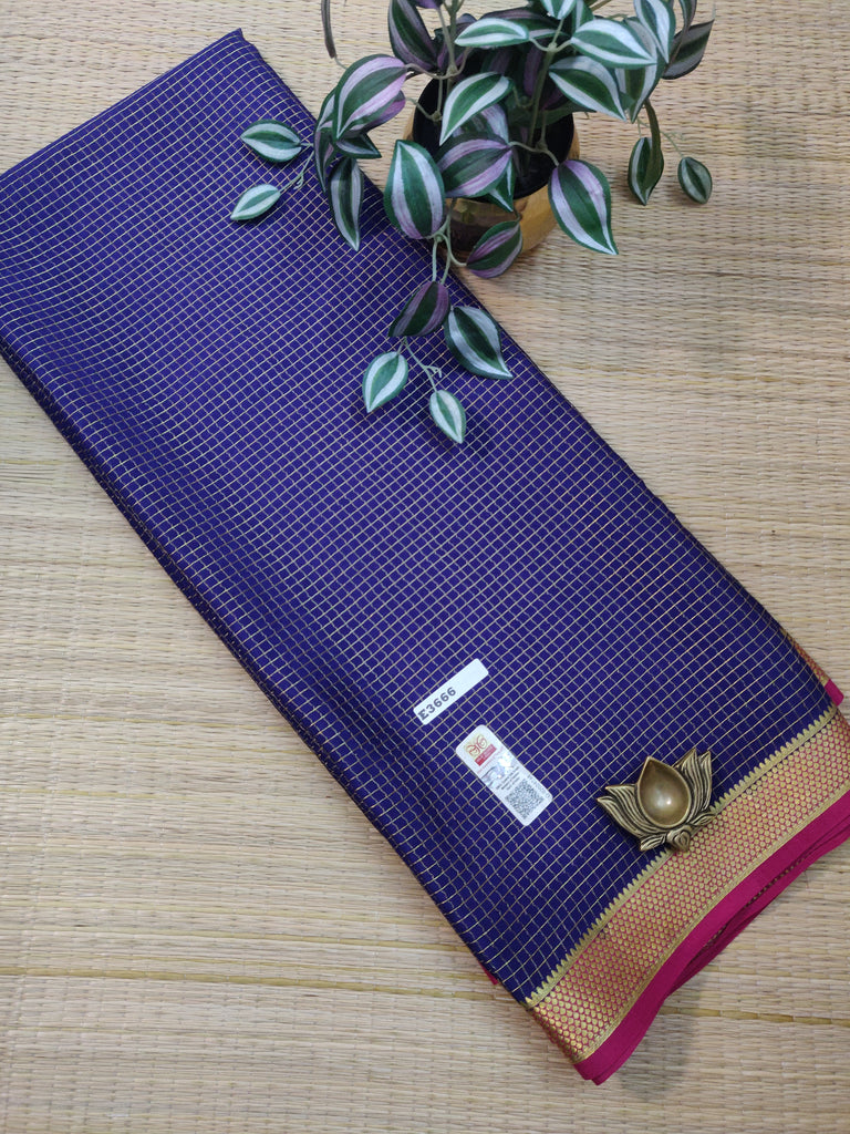 Pure  Crepe Silk Saree #E3666