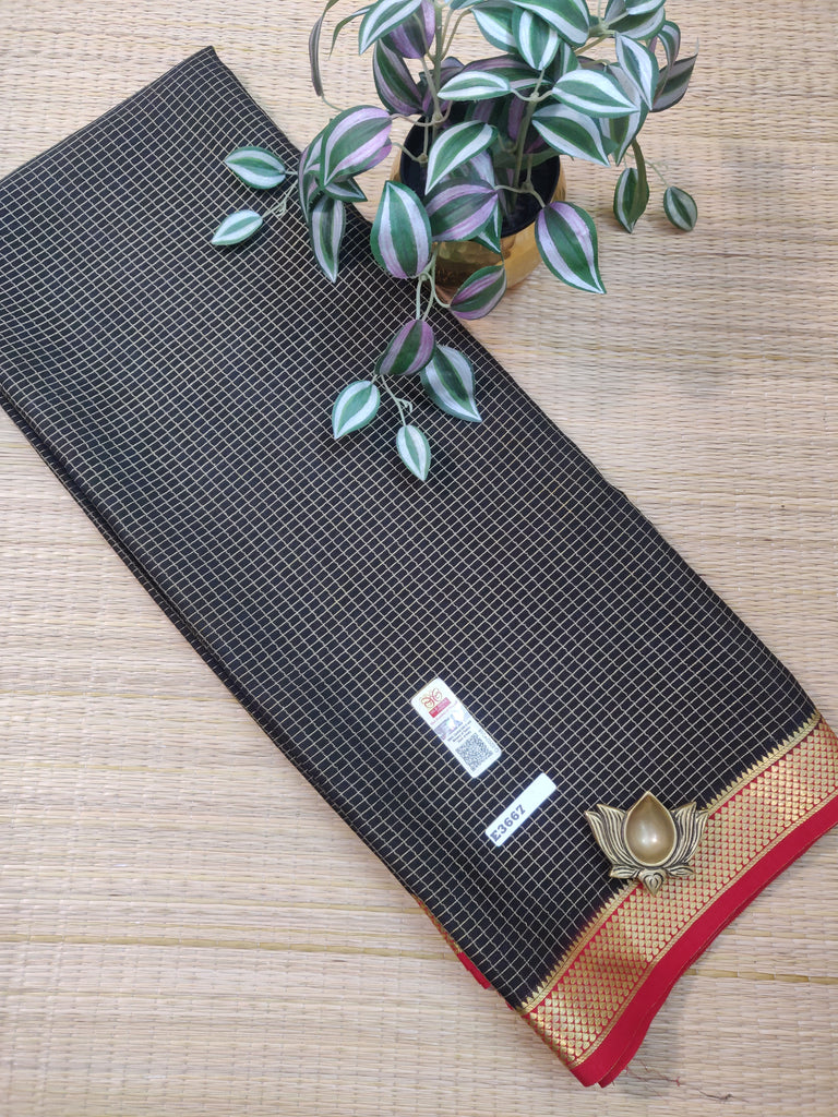 Pure  Crepe Silk Saree #E3667