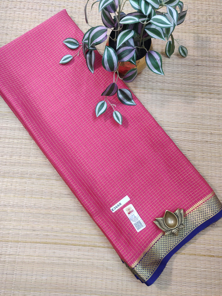 Pure  Crepe Silk Saree #E3668