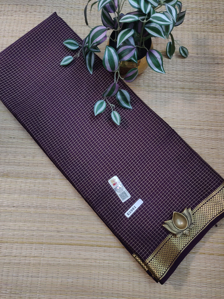 Pure  Crepe Silk Saree #E2981