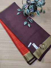 Pure  Crepe Silk Saree #E3669