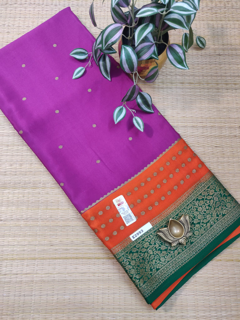 Pure  Crepe Silk Saree #E2993