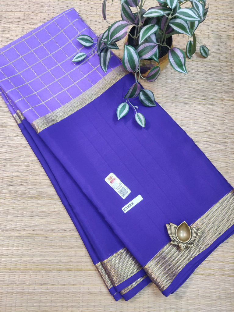 Pure  Crepe Silk Saree #E3673