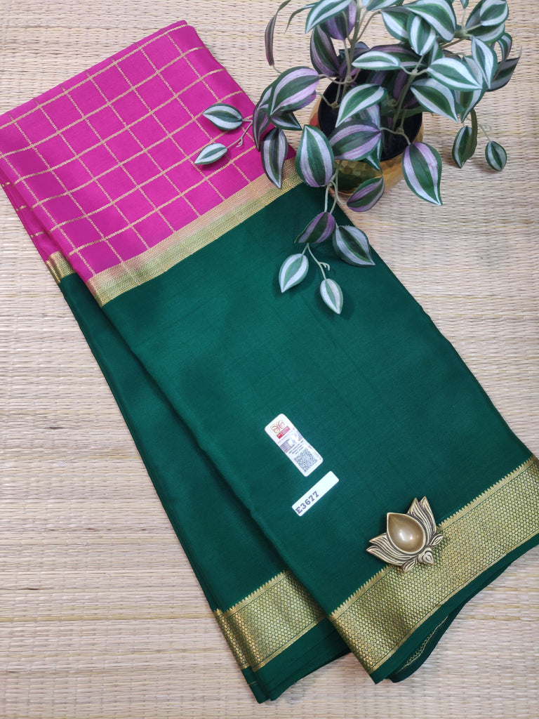 Pure  Crepe Silk Saree #E3677