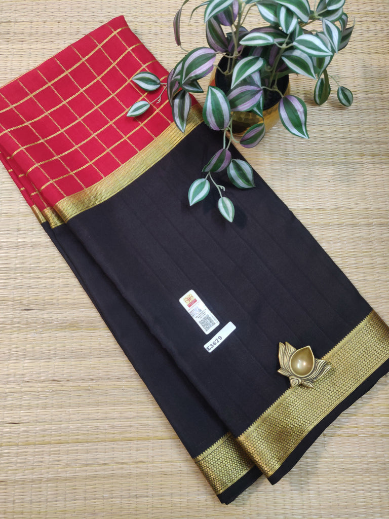 Pure  Crepe Silk Saree #E3679