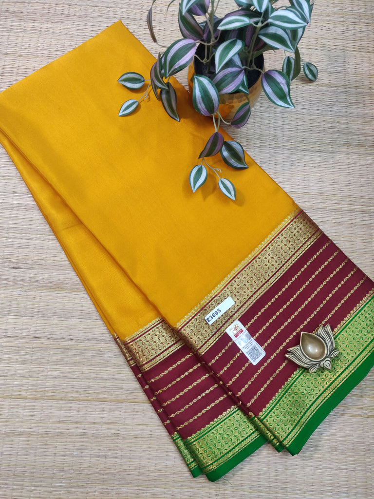 Pure  Crepe Silk Saree #E3695