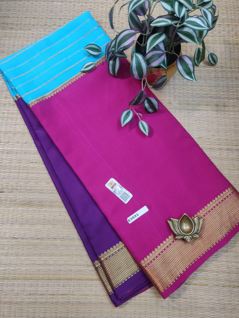 Pure  Crepe Silk Saree #E3691
