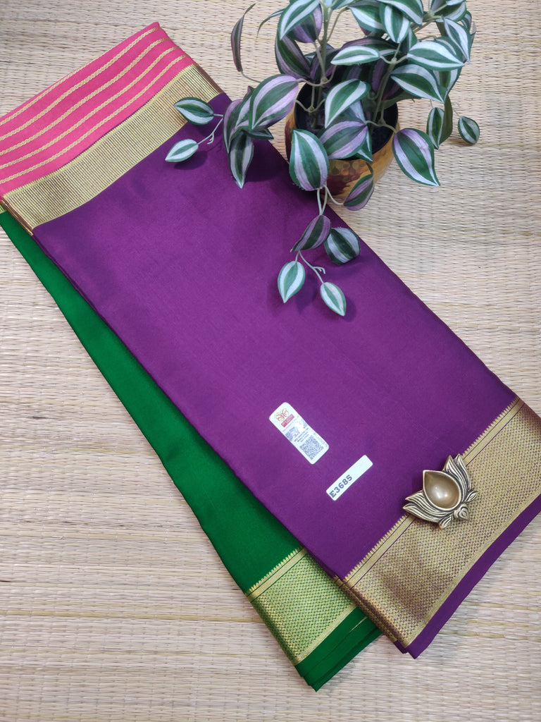 Pure  Crepe Silk Saree #E3685