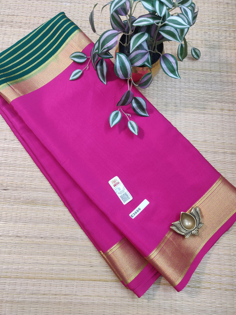 Pure  Crepe Silk Saree #E3686