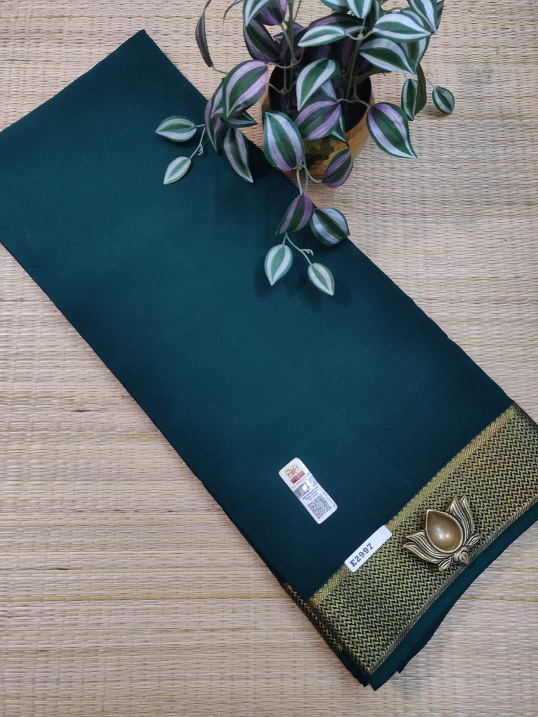 Pure  Crepe Silk Saree #E2997