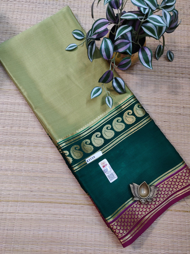 Pure  Crepe Silk Saree #E3729