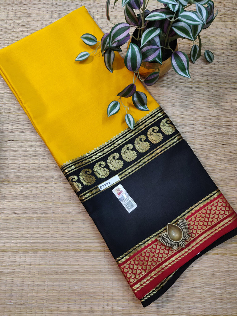 Pure  Crepe Silk Saree #E3731