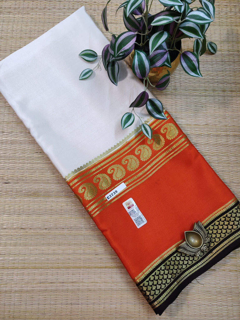 Pure  Crepe Silk Saree #E3739