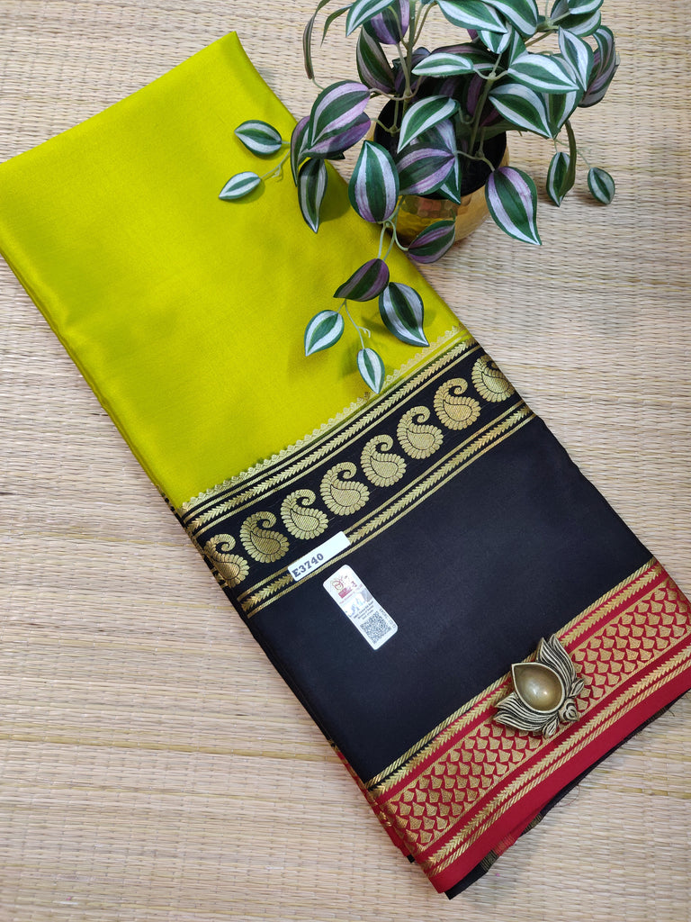 Pure  Crepe Silk Saree #E3740