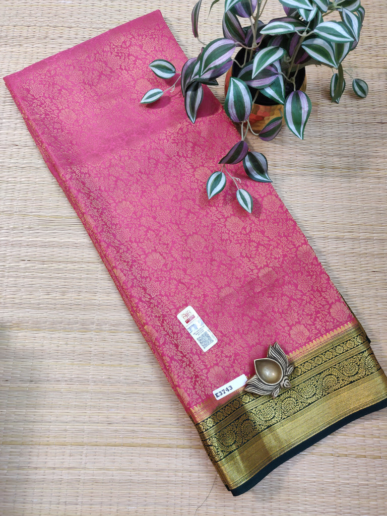 Pure  Crepe Silk Saree #E3743