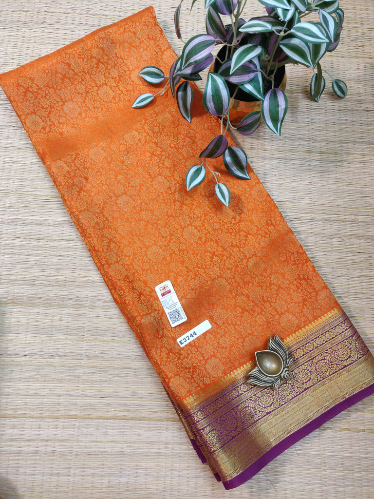 Pure  Crepe Silk Saree #E3744