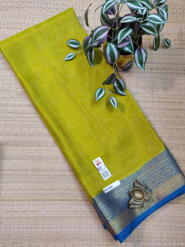 Pure  Crepe Silk Saree #E3745