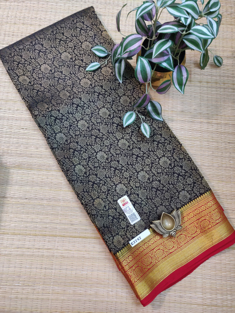 Pure  Crepe Silk Saree #E3747