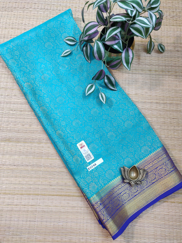 Pure  Crepe Silk Saree #E3748