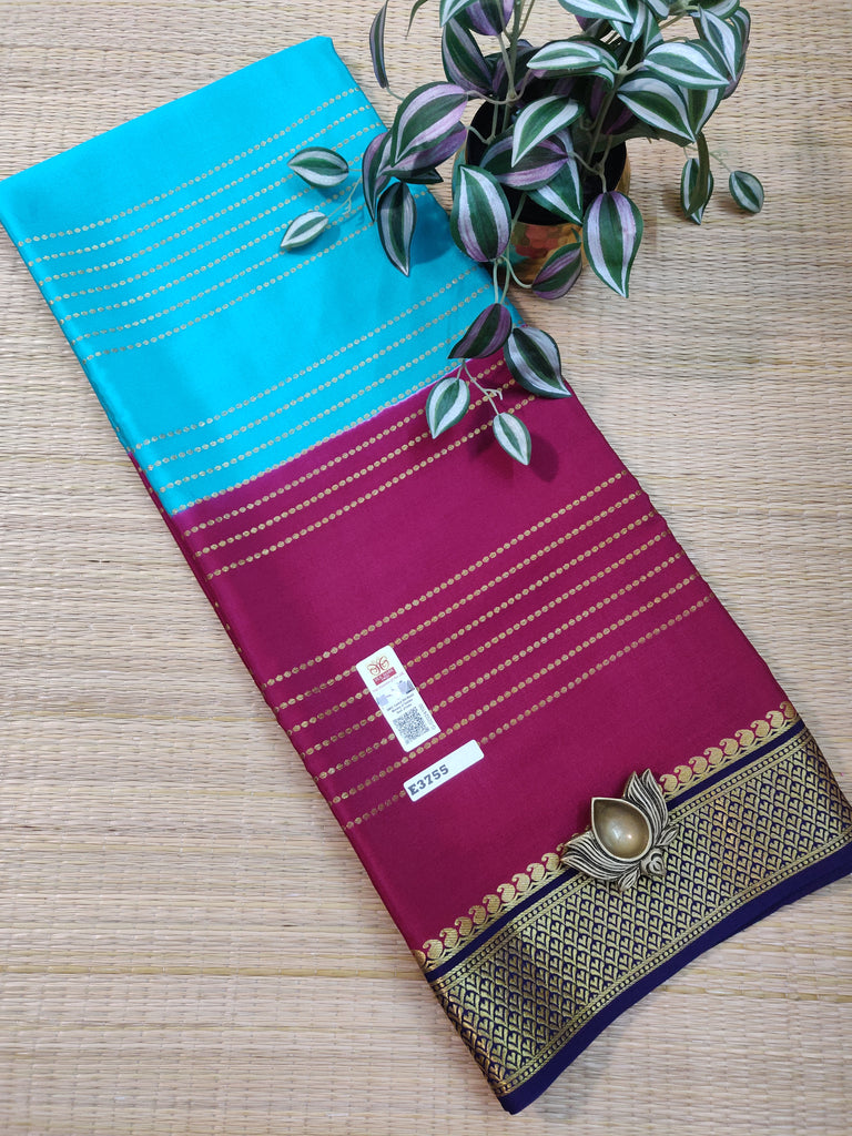 Pure  Crepe Silk Saree #E3755