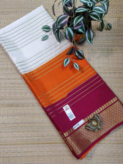 Pure  Crepe Silk Saree #E3758