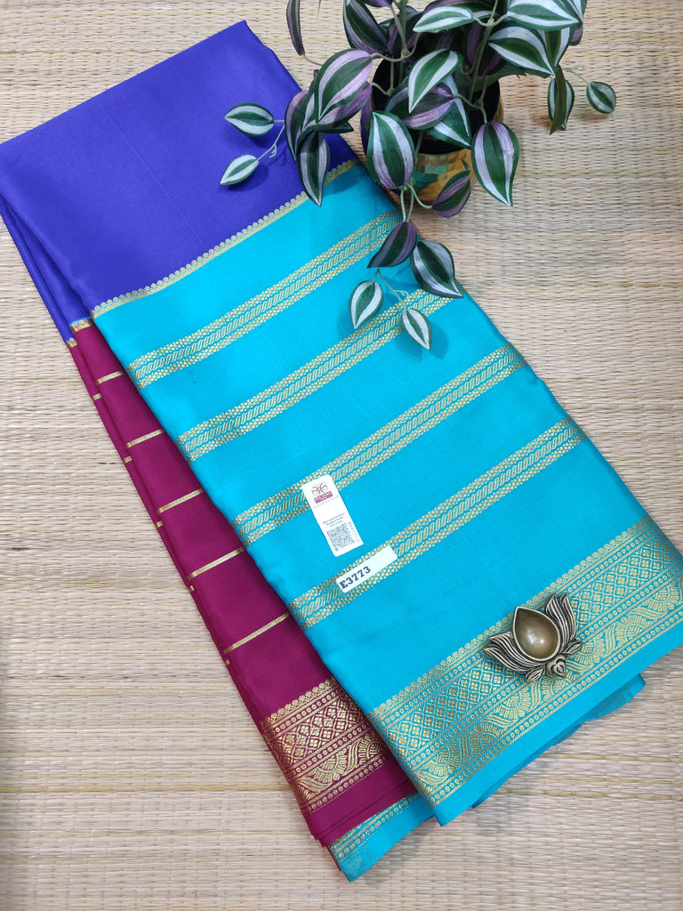 Pure  Crepe Silk Saree #E3773