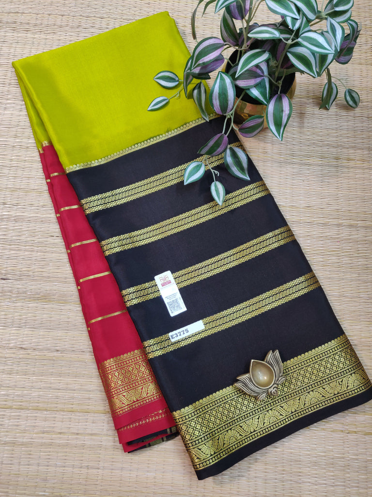 Pure  Crepe Silk Saree #E3775