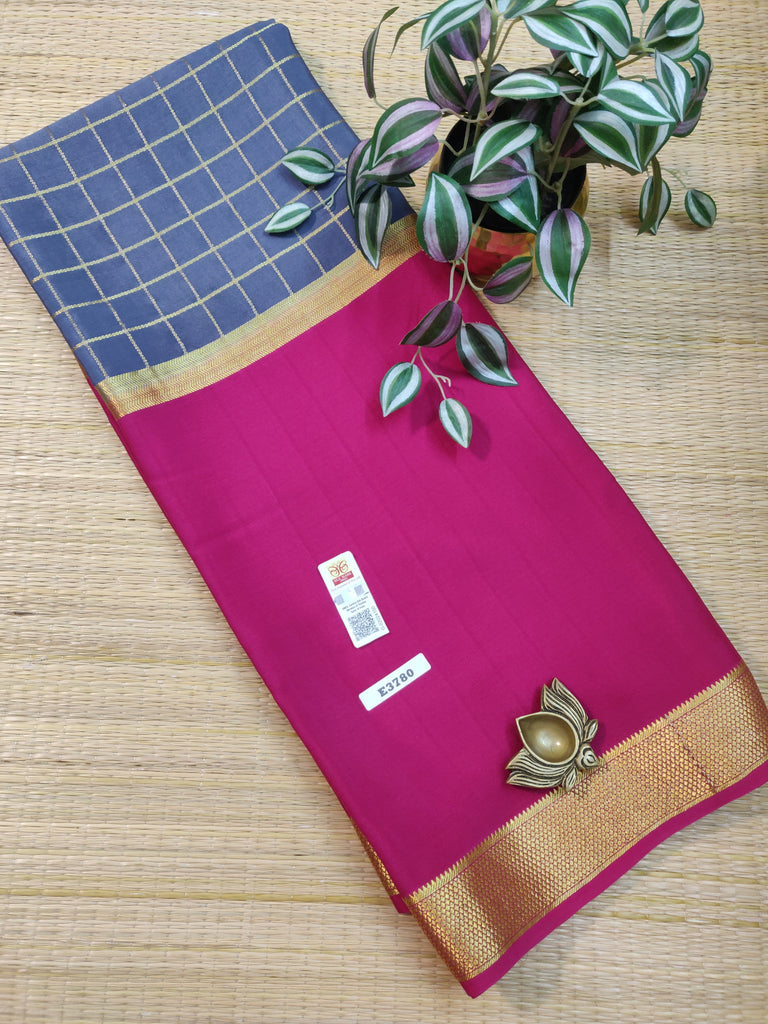 Pure  Crepe Silk Saree #E3780